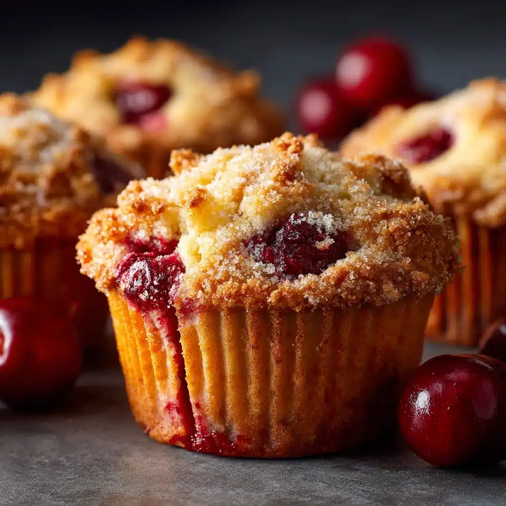 Cherry Cobbler Muffins
