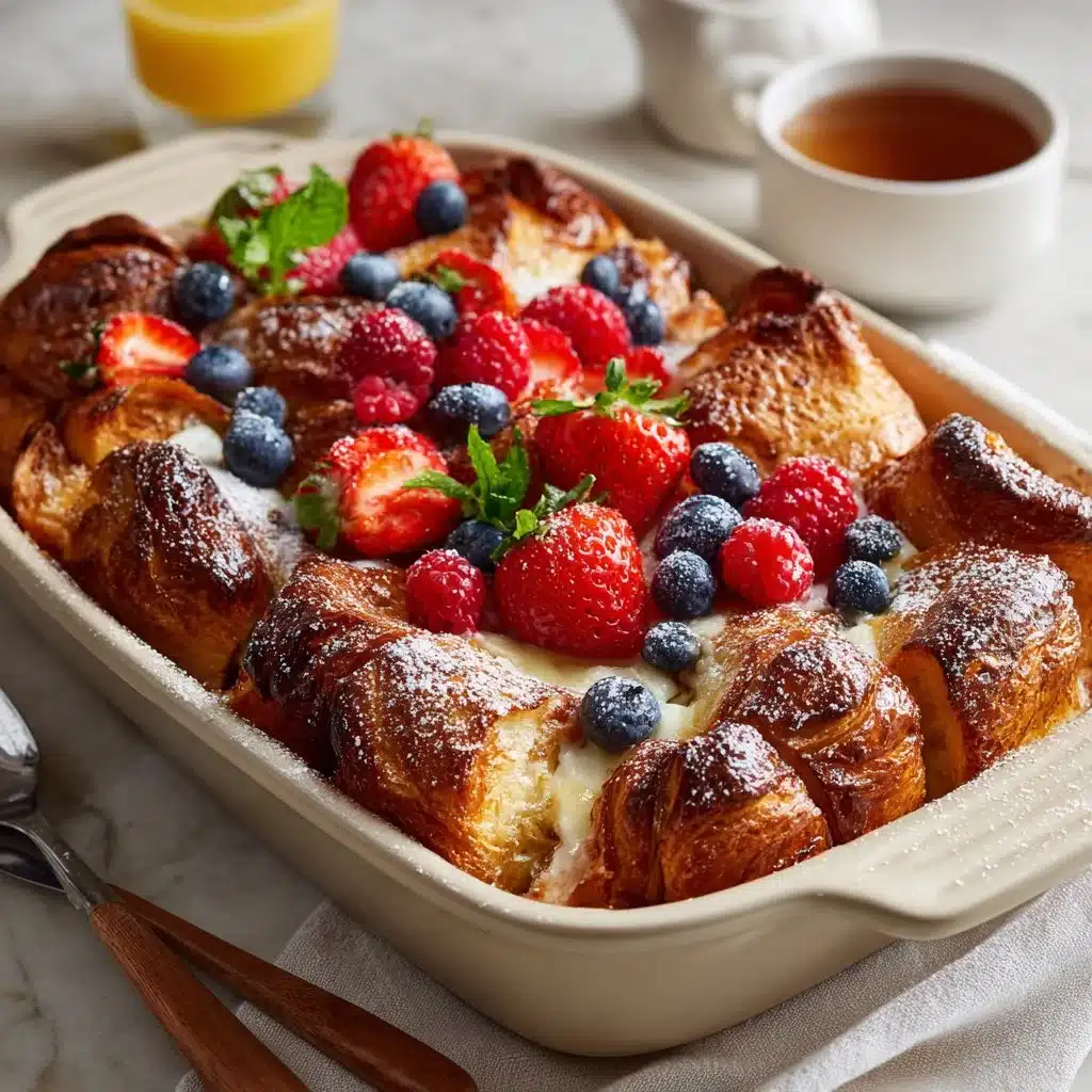 Indulge in Croissant French Toast Casserole Bliss 4 Croissant French Toast Casserole
