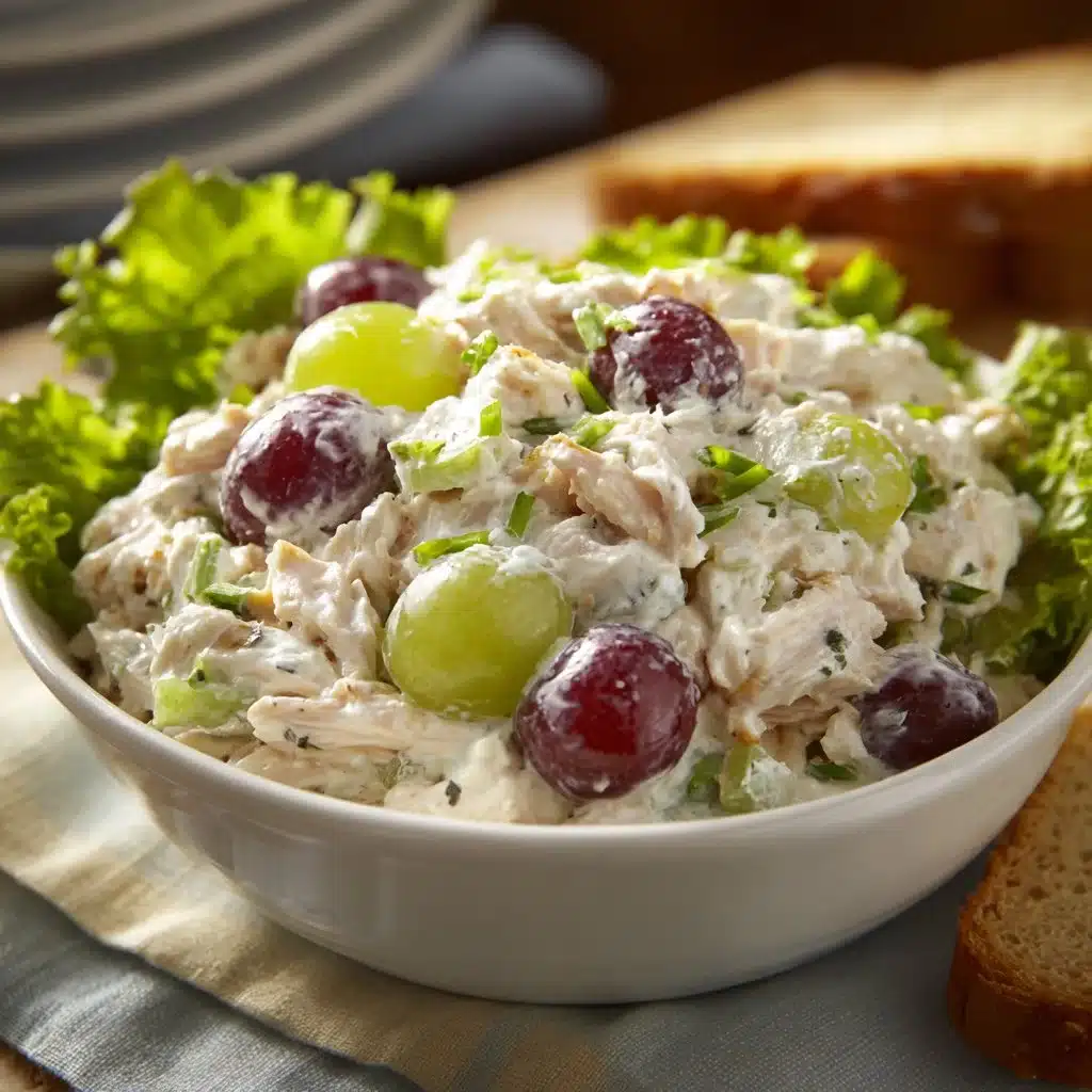 High Protein Cottage Cheese Chicken Salad: Fresh & Flavorful Delight 3 High protein cottage cheese chicken salad served in a bowl with fresh ingredients