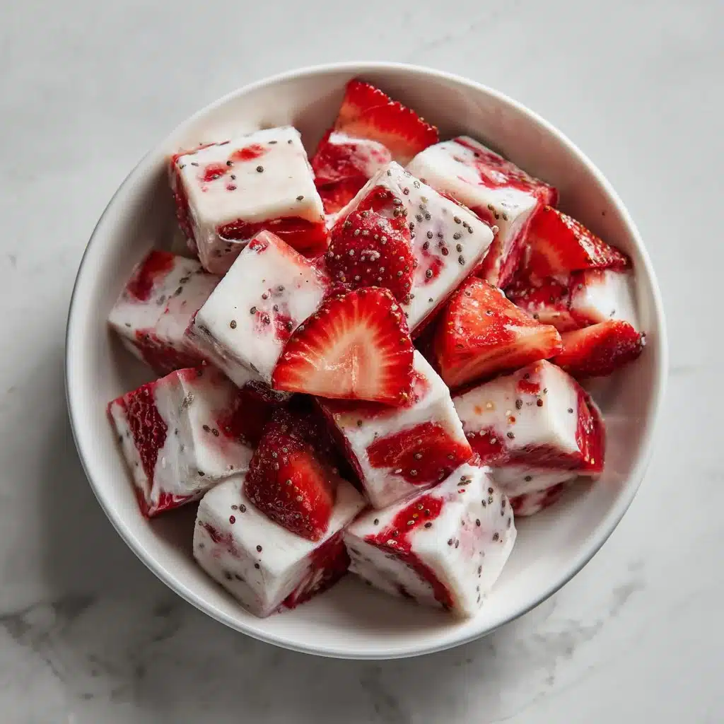 Strawberry High Protein Yogurt Bites