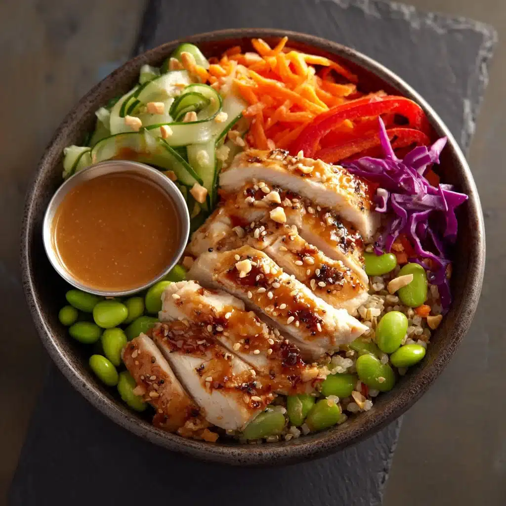 Delicious Thai Peanut Chicken Buddha Bowl Recipe 4 Thai Peanut Chicken Buddha Bowl