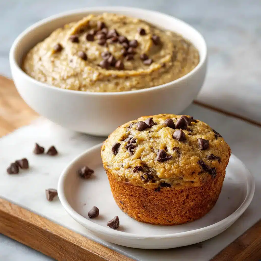 Delicious banana chocolate chip muffins on a cooling rack