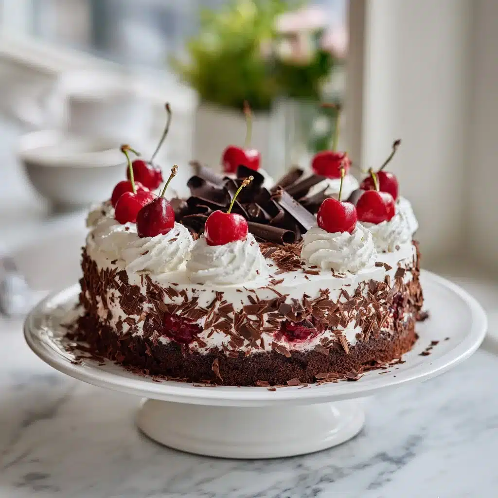 Indulge in a Slice of Heaven: Black Forest Ice Cream Cake 4 Black Forest Ice Cream Cake