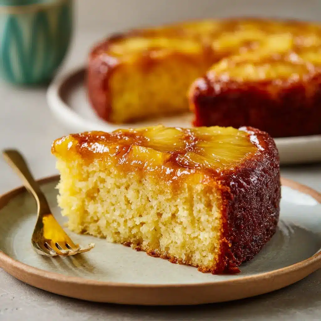 Cuban Bakery-Style Pineapple Cake: A Tropical Delight 3 Cuban Bakery-Style Pineapple Cake with tropical toppings on a plate