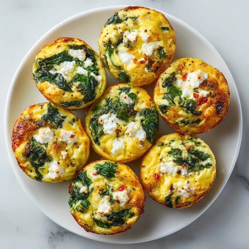 Delicious Egg Muffins with Spinach and Feta for Breakfast Bliss 4 Egg Muffins with Spinach and Feta
