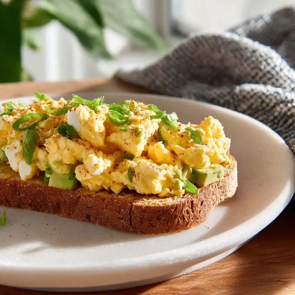 Delicious Egg Salad with Cottage Cheese: No Mayo Needed! 3 Delicious egg salad made with cottage cheese, served in a bowl