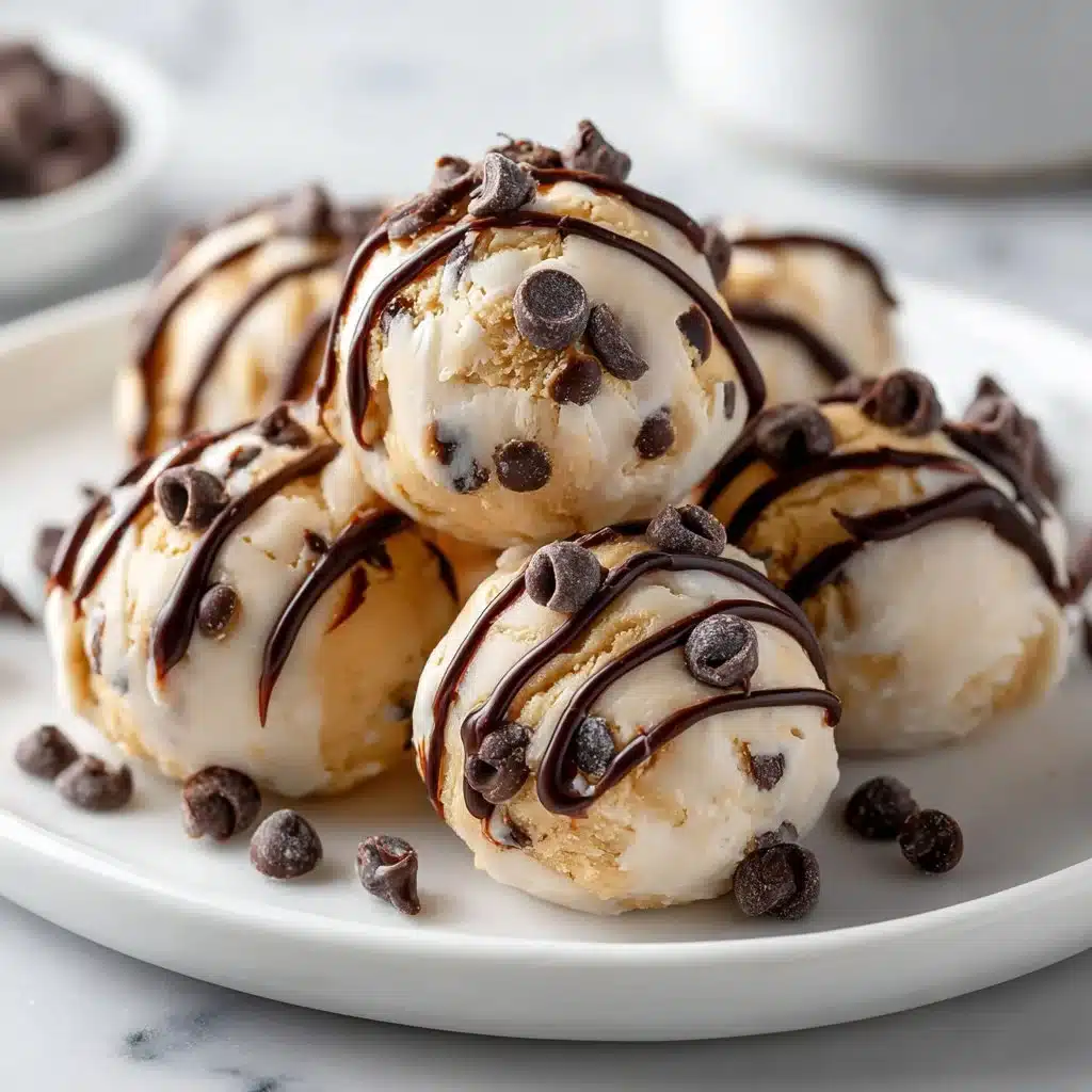 Delicious frozen Greek yogurt peanut butter bites for a healthy snack