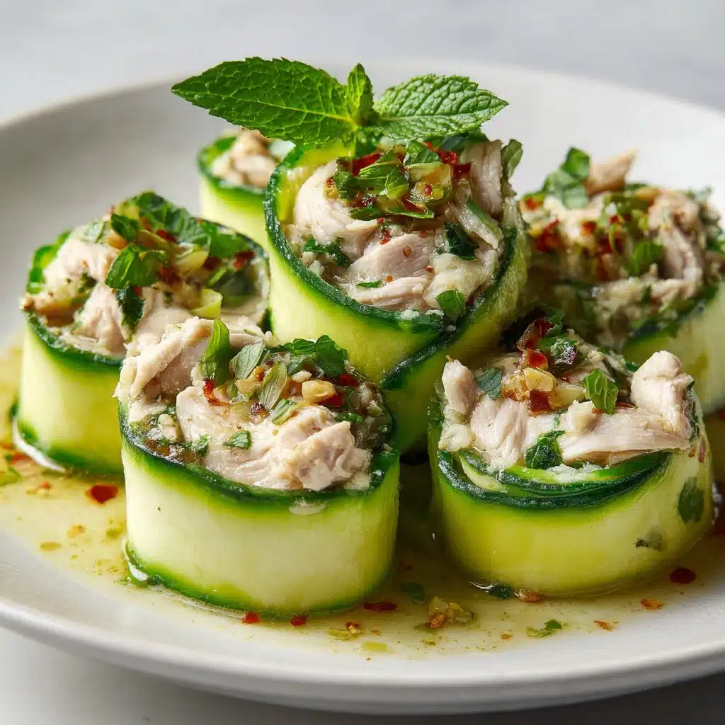 High Protein Chicken Salad Cucumber Rolls: The Perfect Snack 4 HIGH PROTEIN CHICKEN SALAD CUCUMBER ROLLS