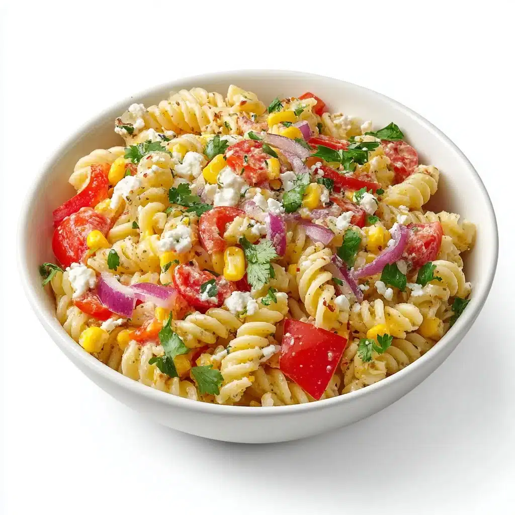 Juicy Street Corn Pasta Salad
