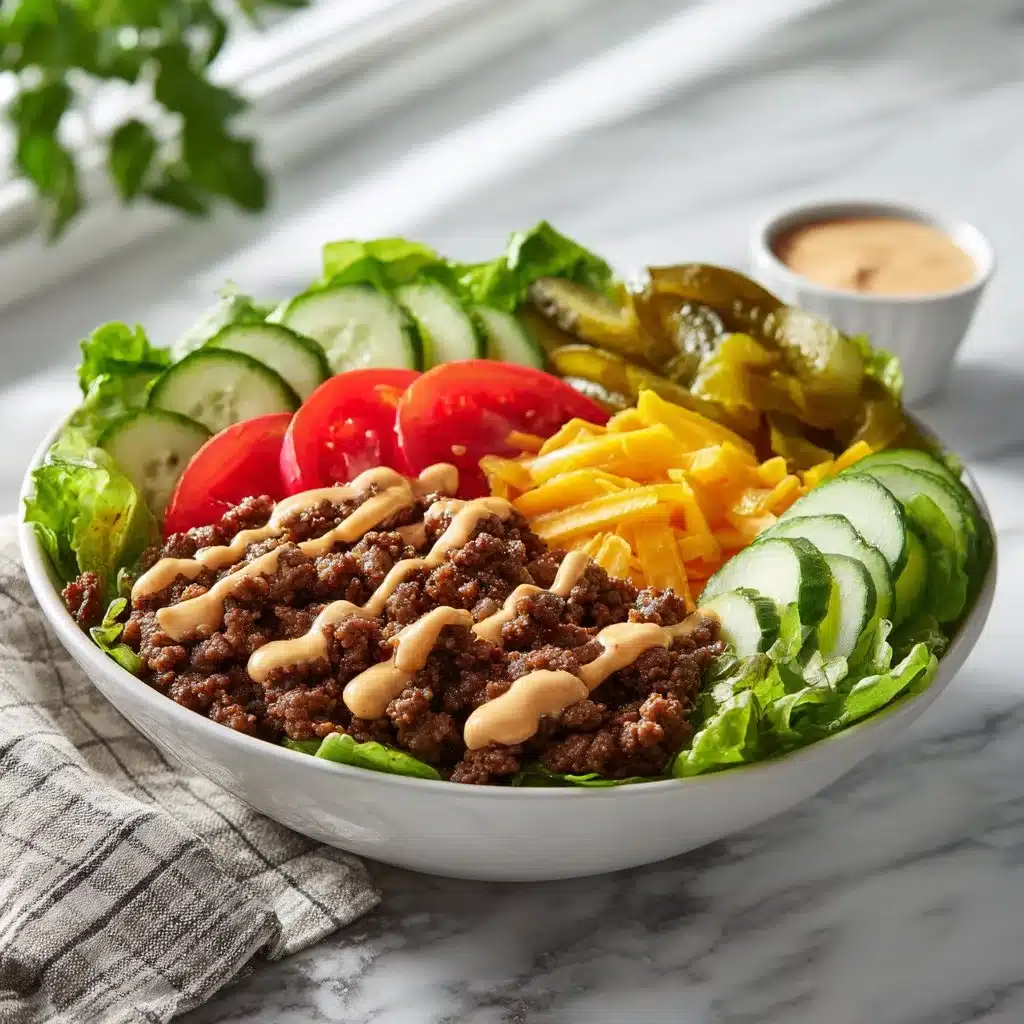 Deliciously Simple Burger Bowl Recipe That's Low-Carb Goodness 4 Burger Bowl