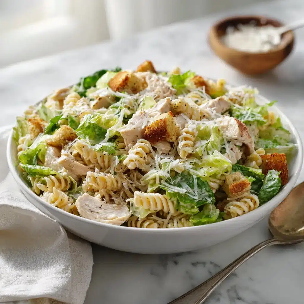 Delightful Chicken Caesar Pasta Salad: A Perfect Summer Dish 4 Chicken Caesar Pasta Salad