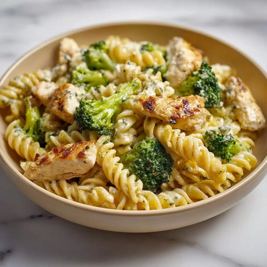 Creamy Rotisserie Chicken Broccoli Pasta