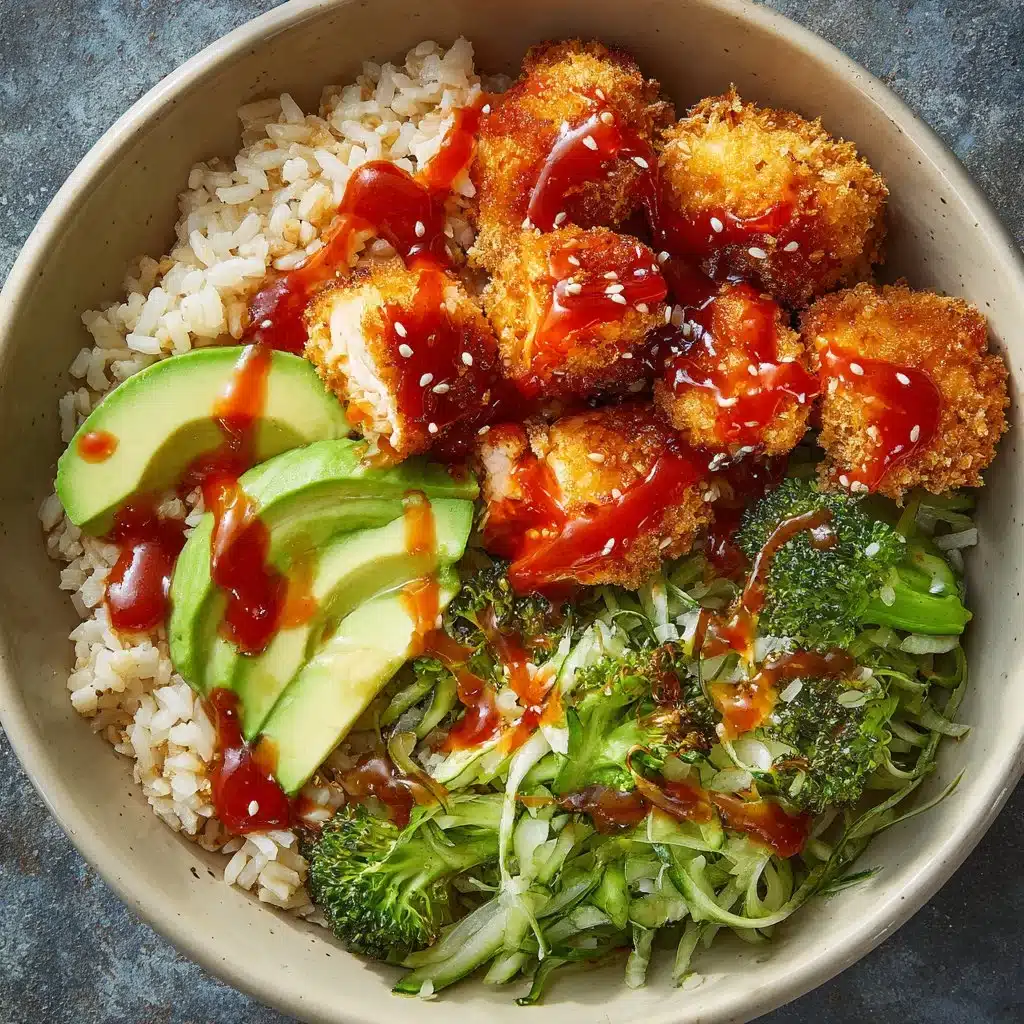 Crispy Bang Bang Salmon Bites Bowls