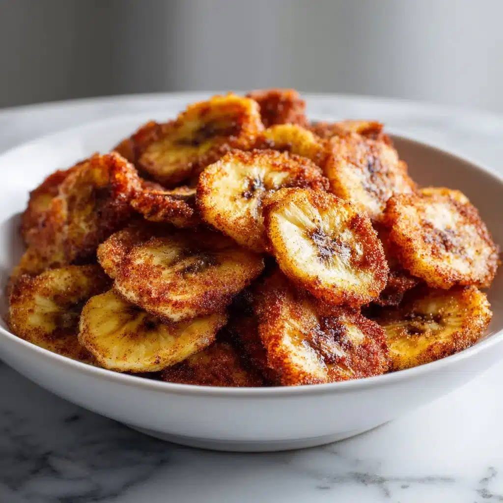 Crispy Cinnamon Sugar Banana Chips