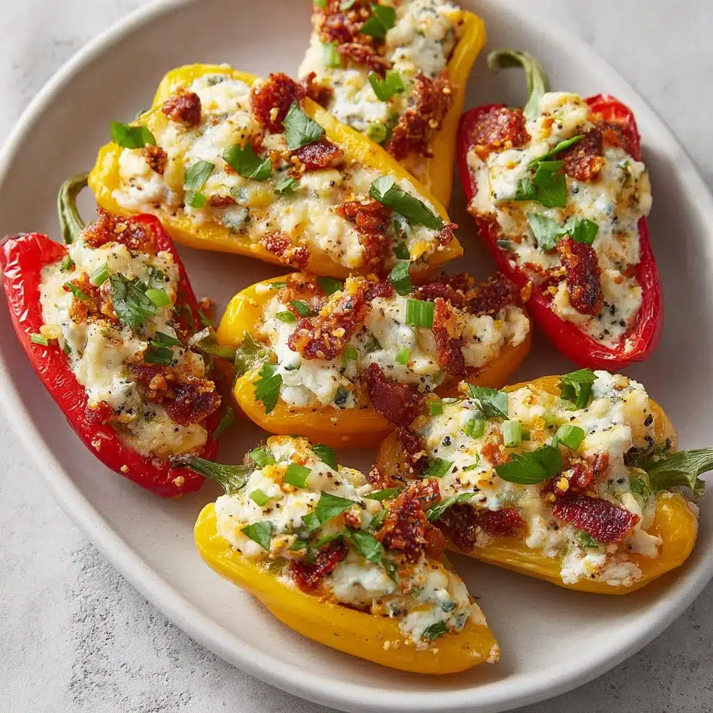 Delightful Cheese and Everything Bagel-Stuffed Mini Peppers Recipe 4 Easy Cheese and Everything Bagel-Stuffed Mini Peppers