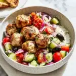 Delightful Greek Chicken Meatballs with Homemade Tzatziki 5 greek chicken meatballs homemade tzatziki 2026 03 11 000831 1