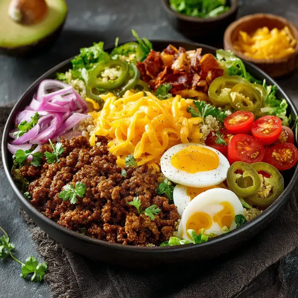 High-Protein Cheeseburger Bowls: A Delicious Low-Carb Meal Prep 4 High-Protein Cheeseburger Bowls Recipe – Low-Carb Meal Prep with Ground Beef & Burger Sauce