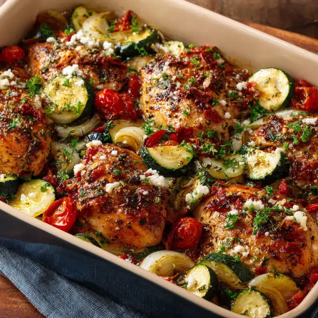 Mediterranean Chicken Zucchini Bake: A Flavorful Dinner Delight 4 Mediterranean Chicken Zucchini Bake – Healthy, Flavor-Packed Dinner Idea!