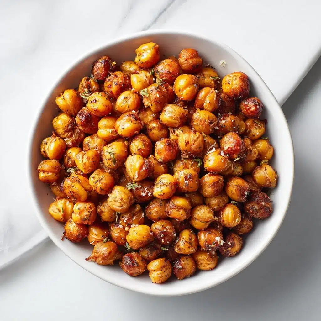 Ranch Flavored Oven-Baked Crispy Roasted Chickpeas: A Snack Worth Savoring 4 Ranch Flavored Oven-Baked Crispy Roasted Chickpeas