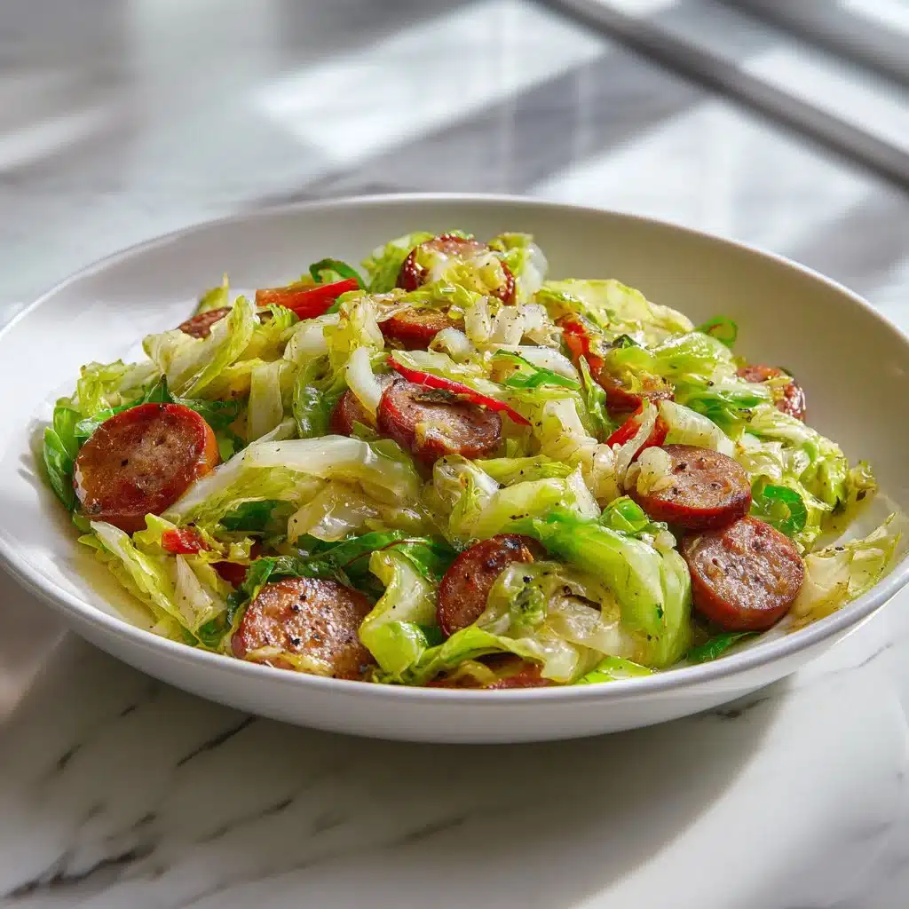 Sausage and Cabbage Stir Fry