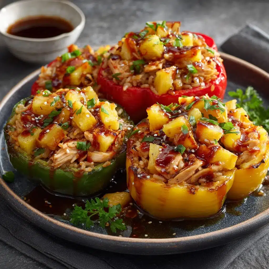 Sweet and Savory Teriyaki Pineapple Chicken and Rice Stuffed Peppers 4 Teriyaki Pineapple Chicken and Rice Stuffed Peppers: A Sweet and Savory Meal