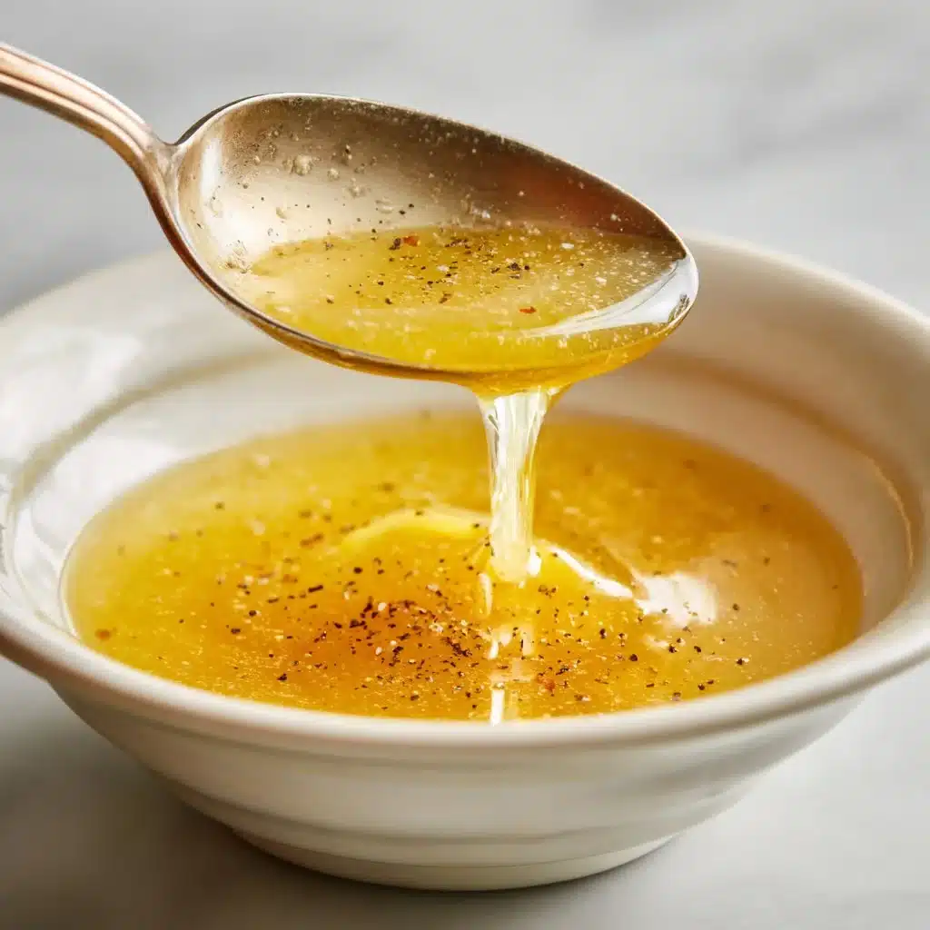 Zesty and Fresh: Basic Lemon Vinaigrette Dressing Recipe 3 Homemade basic lemon vinaigrette dressing in a jar with fresh lemons