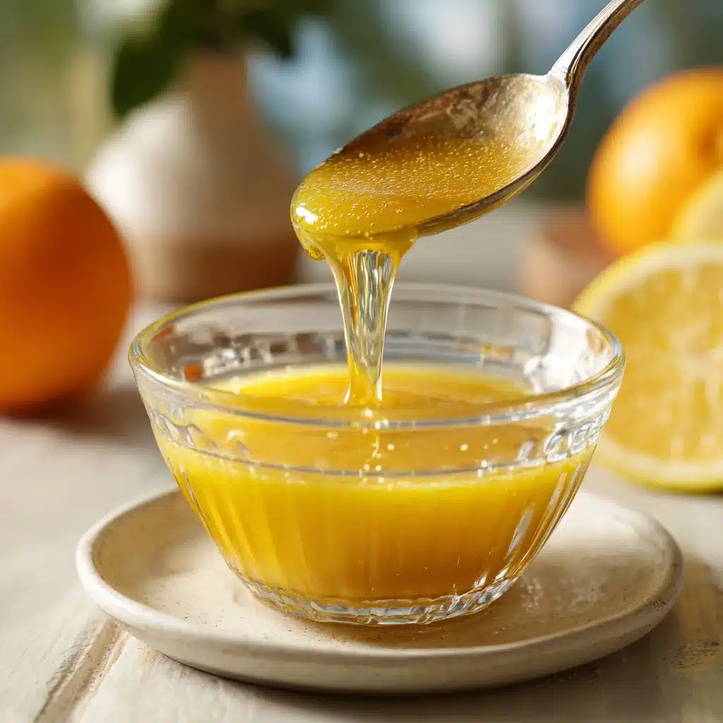Refresh Your Salads with This Zesty Citrus Vinaigrette Recipe 3 Citrus vinaigrette in a glass bowl with fresh citrus fruits around it