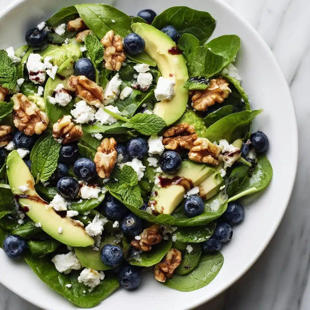 Refreshingly Delicious Spinach Blueberry Salad Recipe 4 Healthy Spinach Blueberry Salad