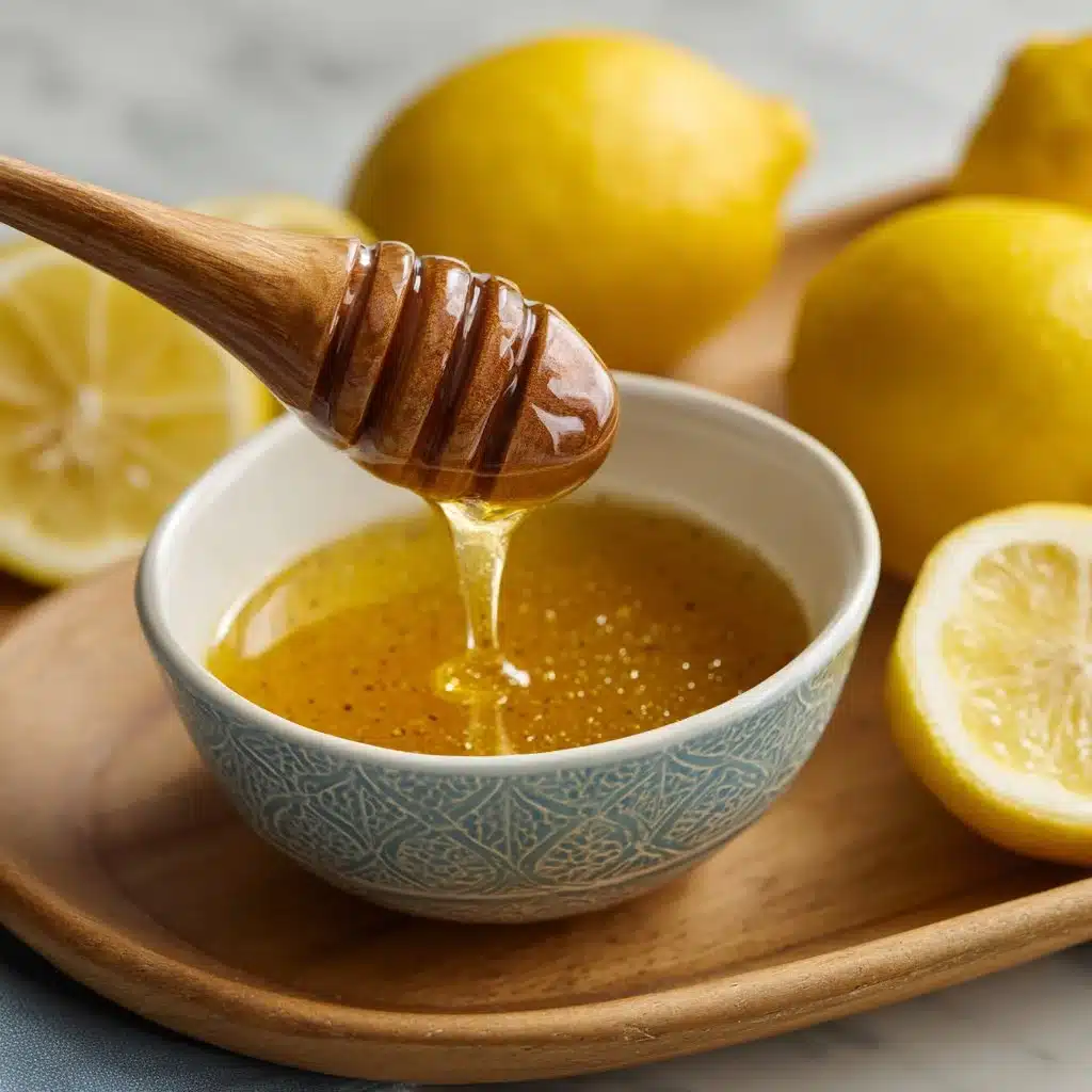Elevate Your Salads with This Honey Lemon Vinaigrette 3 Homemade Honey Lemon Vinaigrette drizzled over a fresh salad