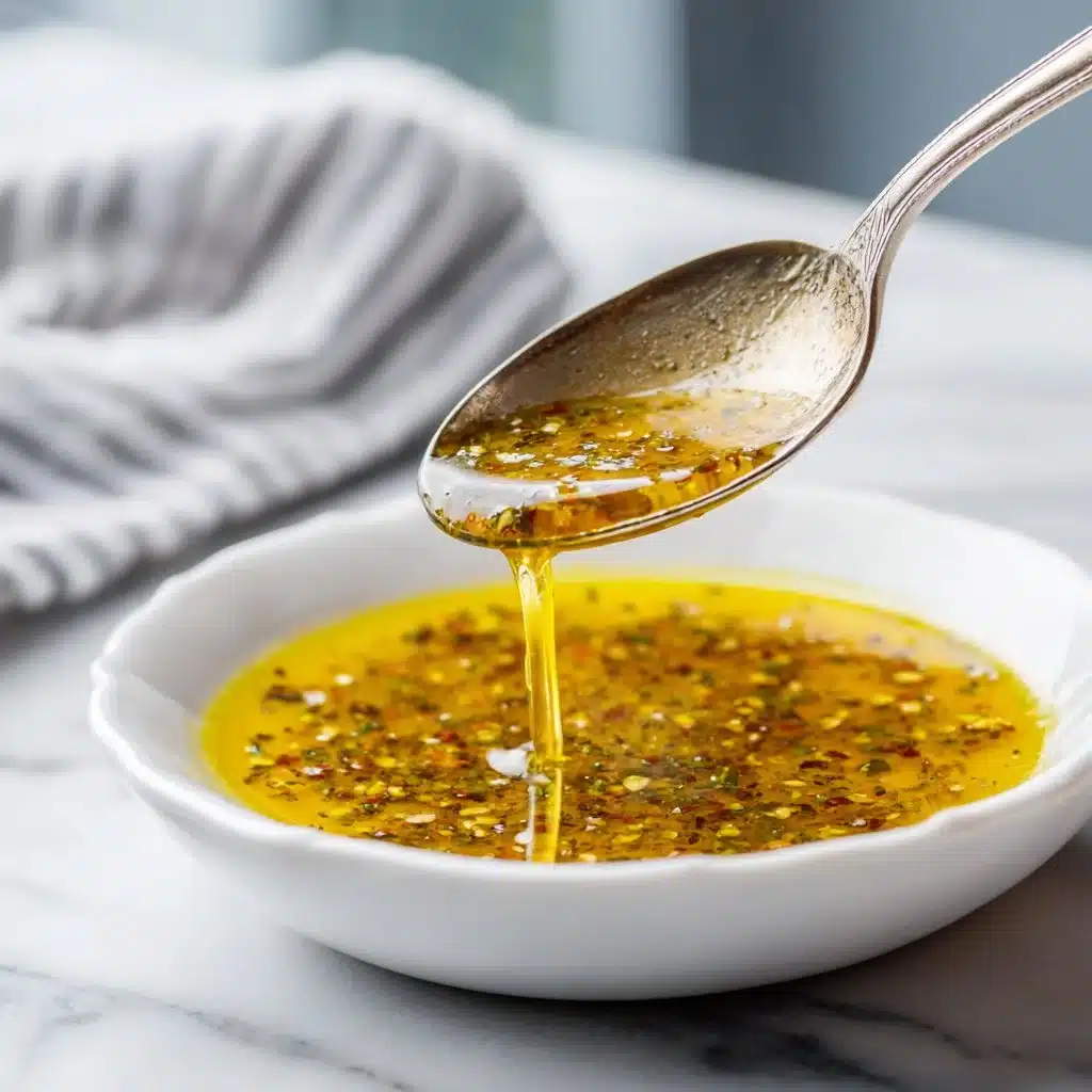 Italian Garlic Lemon Mustard Dressing