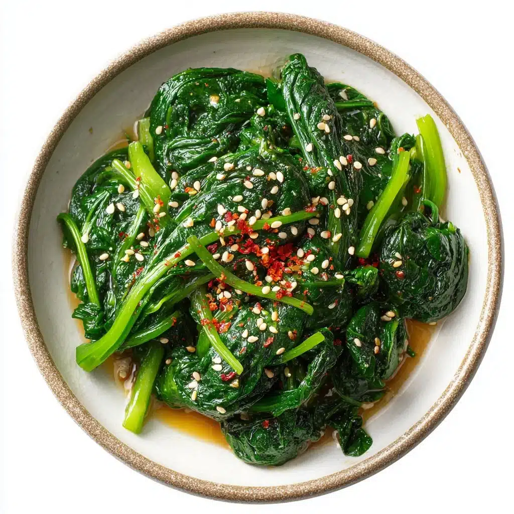 Korean Spinach Salad (Sigeumchi Namul)