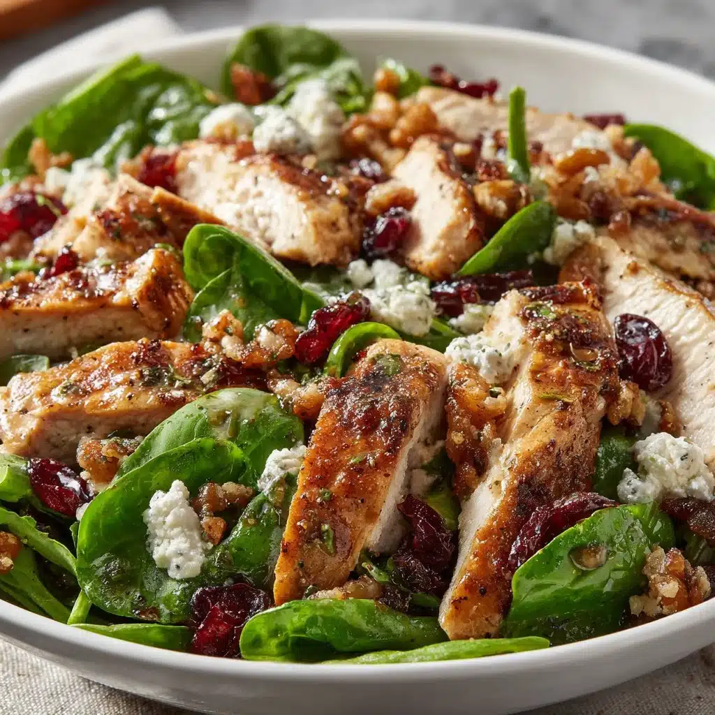 Delicious Spinach Salad with Chicken: A Fresh Delight 3 Healthy spinach salad with chicken, a perfect dinner option