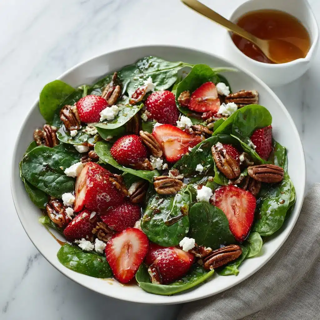 Spinach Strawberry Salad with Pecans: A Flavorful Delight 4 Spinach Strawberry Salad with Pecans