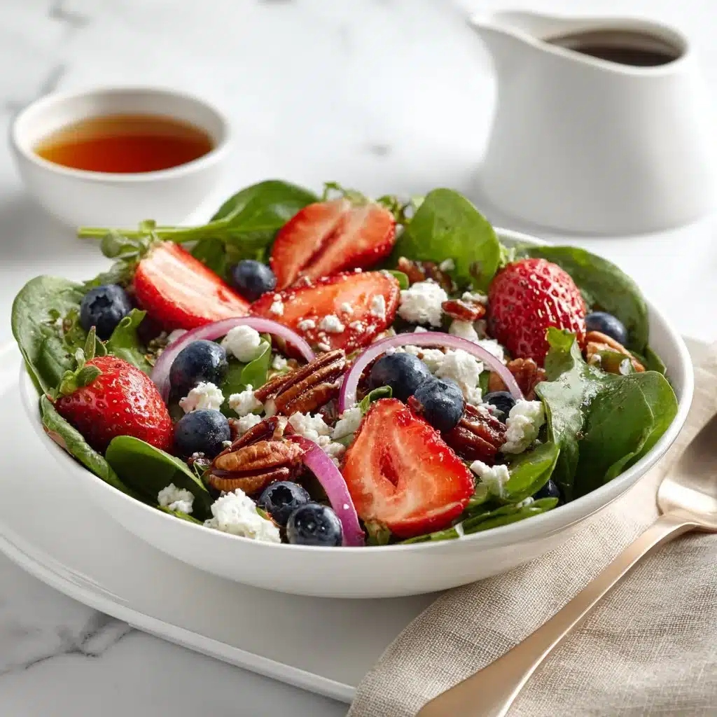 Refreshing Strawberry Spinach Feta Salad for Summer Delight 4 Strawberry Spinach Feta Salad