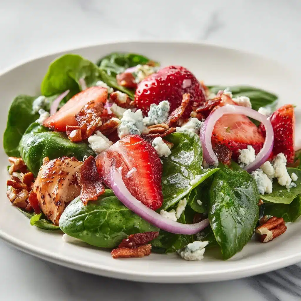 Strawberry Spinach Salad