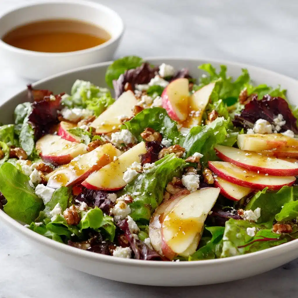 Winter Apple Feta Salad: A Fresh, Wholesome Delight 3 Delicious Winter Apple Feta Salad with fresh apples, feta cheese, and greens
