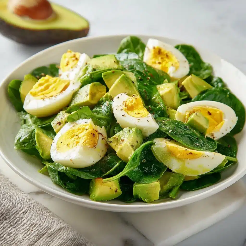 Avocado and Spinach Salad