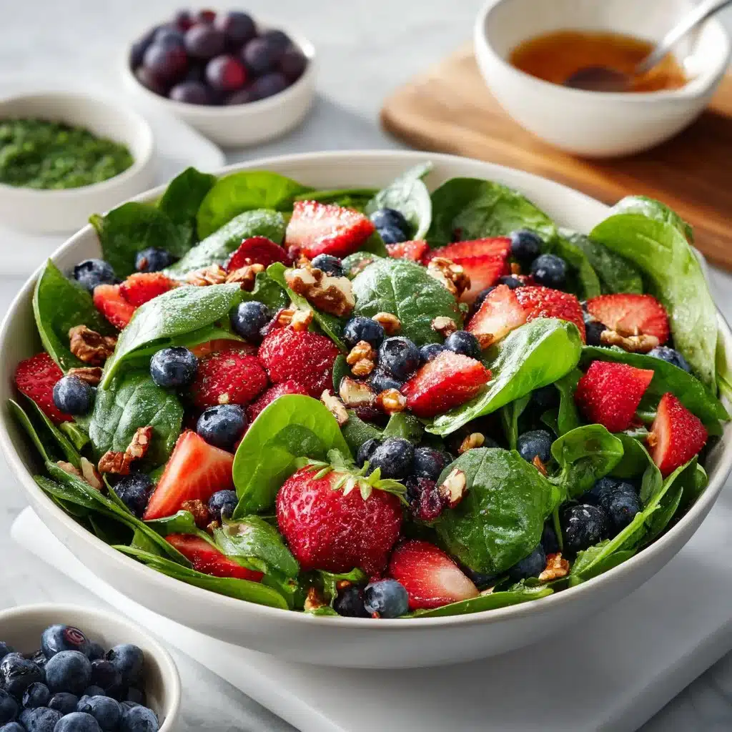 Delightful Berry Spinach Salad: A Fresh Take on Greens 4 Berry Spinach Salad