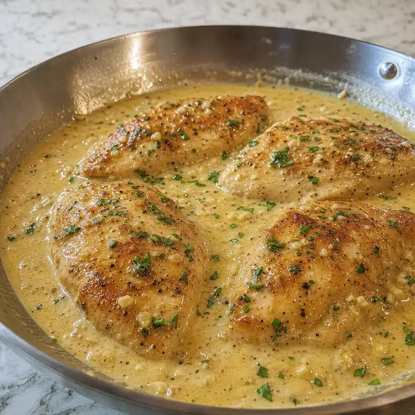 Creamy Lemon Garlic Chicken