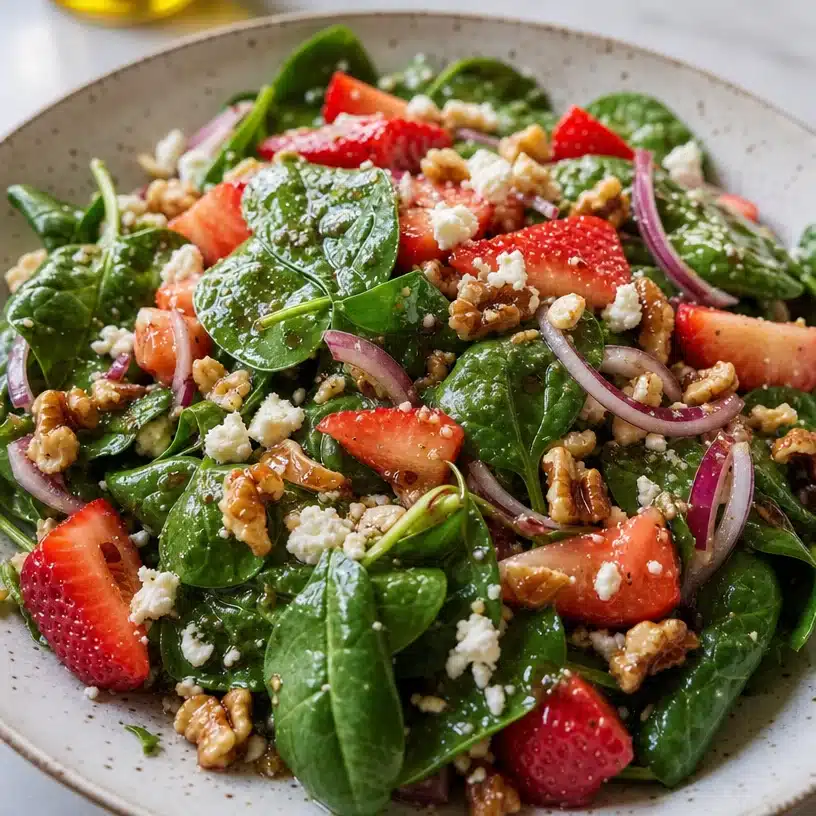 Spinach Strawberry Salad
