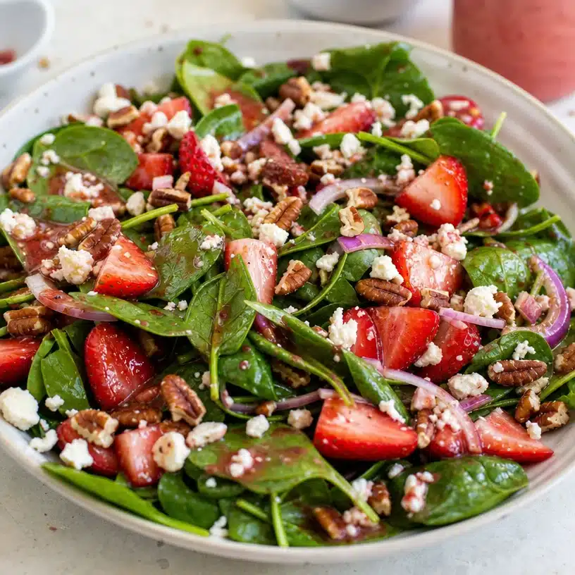 Refreshing Strawberry Spinach Salad Recipe for Every Occasion 4 Strawberry Spinach Salad