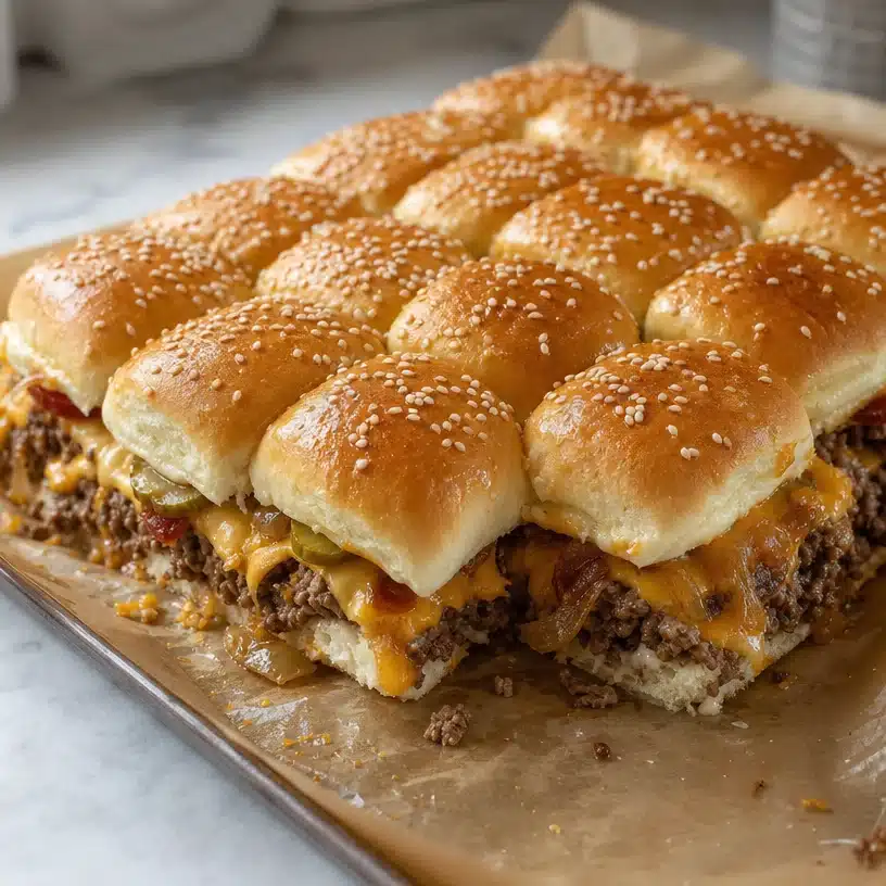 The Best Cheeseburger Sliders That Will Steal the Show 4 The BEST Cheeseburger Sliders